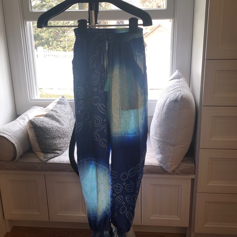 Cool change printed pants xs calypso st Barth